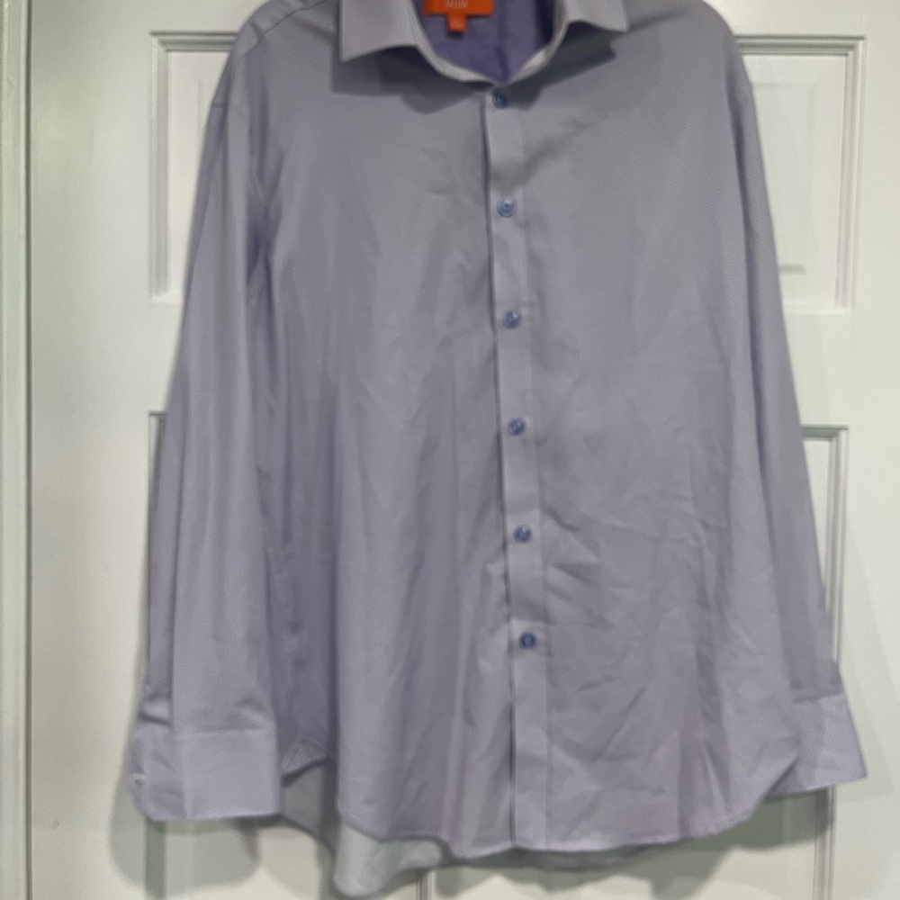 TALLIA Purple Dress Shirt Classic Tailored Fit